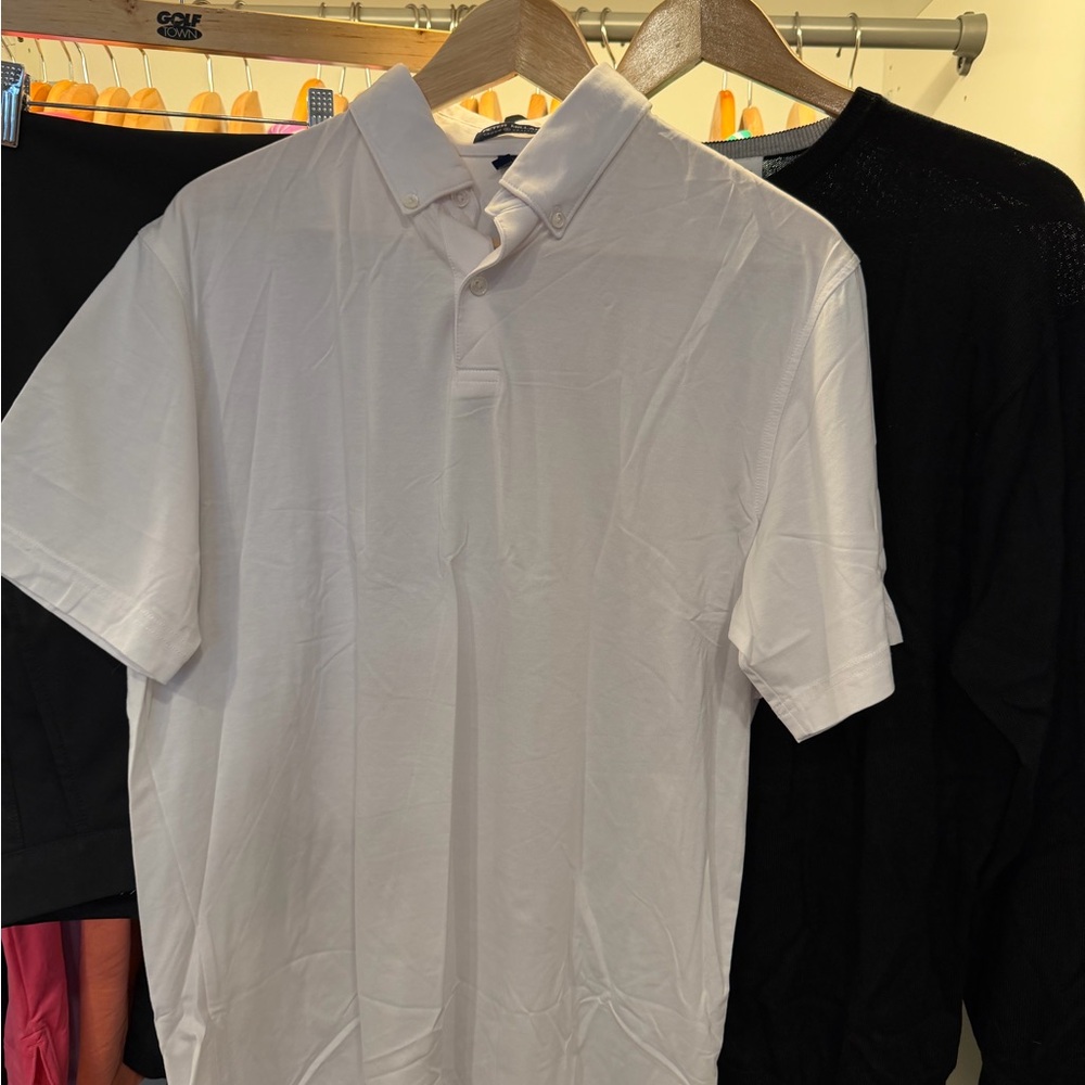 Peter Millar White Polo Shirt